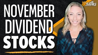 5 ‘Strong Buy’ Dividend Stocks for November!! Top Dividend Stocks for Growth & Passive Income!