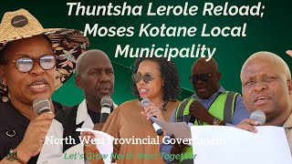 Thuntsha Lerole Reload Community Feedback Session, Moses Kotane Local Municipality.