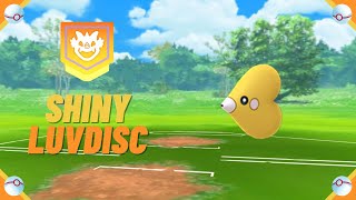 A Wild ✨ Shiny Luvdisc ✨ Appeared! [Pokemon GO] #shorts