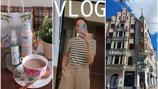 VLOG. Рига, закупка продуктов, скидки в H&M, суши и вечерний рынок 🍒