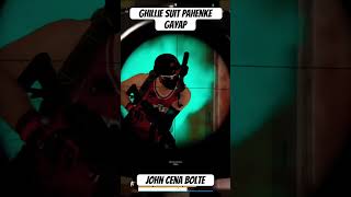 Ghillie suit pehenke John Cena bangaya #bgmi #pubg #ps5