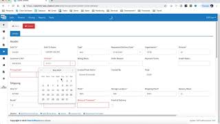 Conditions and Schedule Lines on Order