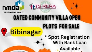 Beautiful Full Developed Hmda Approved Villa Plots For Sale @bibinagar | Warangal Highway Plots