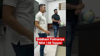 NDA Topper 148 Siddhant Pokhariya | No1 Best Defence Academy In Delhi For NDA CDS | Learn With Sumit