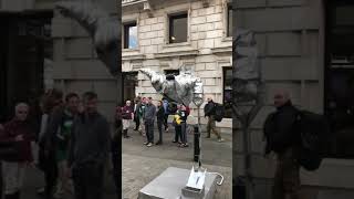 This mind-boggling street performer - London, England