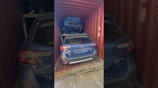 3 suv loading 40” container