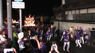 鬼石夏祭り 2019 初日 新田坂駆け上がり 三杉町