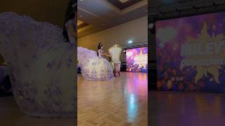 Miley receiving her last doll #djponcesa #quinceañera #hellokitty #sanantonioquinceañera