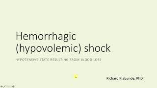 Hemorrhagic Shock