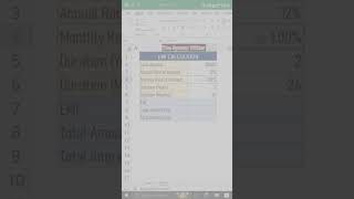 EMI Calculator in excel