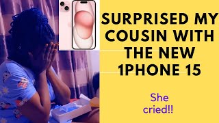 I SURPRISED MY COUSIN with NEW IPHONE 15//life in NNEWI//LIVING in NIGERIA//