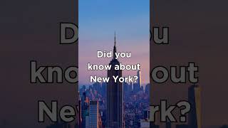 Did you know about New York? #shorts #newyork