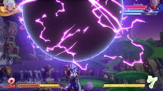 DBFZ S3 Baby Vegeta sparking corner loop acid rain starter 113 hits solo TOD