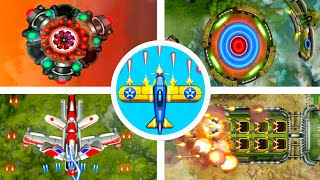 Strike Force 1945 War - All Bosses (Part-2)