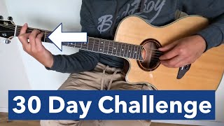 I Will Be Practicing Bar Chords For 30 Days