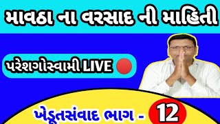 માવઠાના વરસાદની માહિતી પરેશ ગોસ્વામી = Paresh Goswami Live