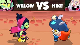 WILLOW VS MIKE | 1 vs 1 | Brawl Stars