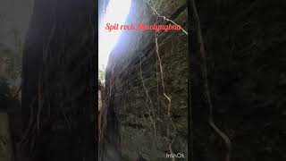 Split Rock,Mawlyngbna near Mawsynram #splitrock #mawsynram #meghalaya #shorts #viral #youtubeshorts