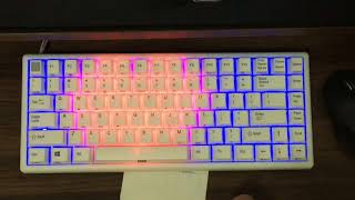 Plum 84 RGB Topre LED Demo