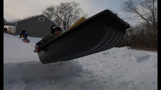 December 2020 Winter Sledding with the KIDS