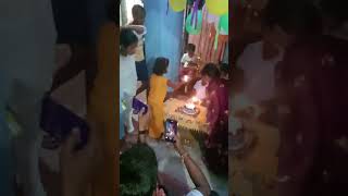 Bhagini ka birthday manate hue