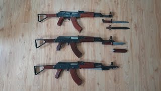 Chinese AK-47 Sidefolder 56S-2 Options with different front ends.