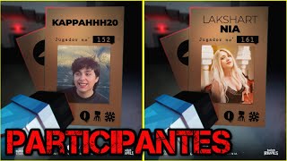 ESTOS SON LOS NUEVOS 25 PARTICIPANTES HOY EN SQUID CRAFT 3... (NEXXUZ, KAPPAH, DYLANTERO Y MAS)