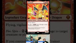 CHARIZARD on a #mtg card! #youtubeshorts