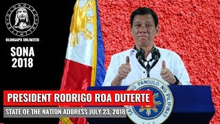 President Rodrigo Roa Duterte - State of the Nation Address (July 23, 2018)