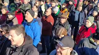 Groß-Demo auf der Theresienwiese München an der Bavaria. Bauern,Mittelstand