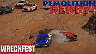 DEMOLITION DERBY! (Wreckfest) Multiplayer | Ft. TroyBainesProductions & ExtremelyMIRBZ