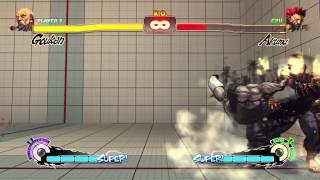 Very simple Gouken 100% reset vs Akuma