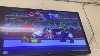 M&S at the Beijing 2008 Olympics Bowser loses to Knuckles in Fencing