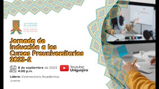 Jornada de inducción a los Cursos Preuniversitarios 2023-2