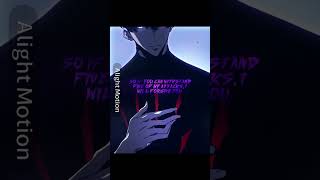 MC back epic moment 😈🔥 ||Solo Leaving || #edit #sololeveling #manhwa