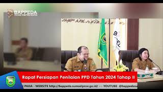 Rapat Persiapan Penilaian Penghargaan Pembangunan Daerah (PPD) Tahun 2024 Tahap II