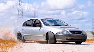 AU Falcon Goes Drifting Outback