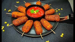 How to make Crispy Corn kebabs at home| घर पर मकई कबाब कैसे बनाये