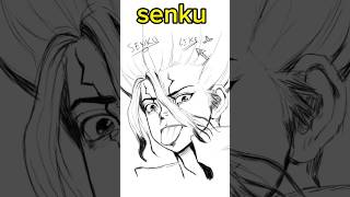 come draw Senku shonen with me 🙃🙃#shorts #manga #drawing #art #イラスト #アニメ #歌ってみた