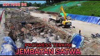 IKN HARI INI !! progress kontruksi jembatan satwa tol ikn