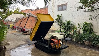 báo giá xe rùa bánh xích động cơ dầu tải 800kg ac quan tâm lh e.0352.12.3979