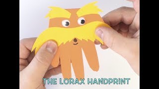 The Lorax Handprint Craft