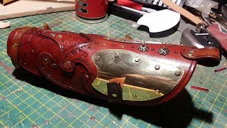 Making a Leather Steampunk Bracer