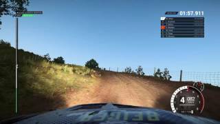 DiRT 4 late evening stage gameplay Mitsubishi EVO6