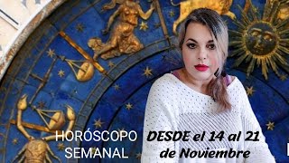 🌝 HORÓSCOPO SEMANAL desde el 14 al 21 de NOVIEMBRE 🟠ECLIPSE LUNAR🎴Pronóstico Signos|Astros|Tarot