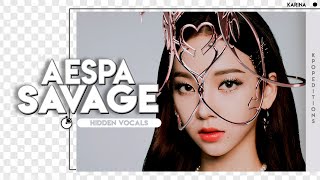 Aespa (에스파)  – Savage | Hidden Vocals Harmonies & Adlibs