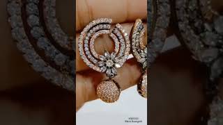 letest Korean imported stones jwellery earrings#shortsvideo #fashion