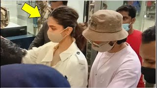 Deepika Padukone And Ranveer Singh ARRIVES Mumbai After NCB Sends Notice In DRUGS Case