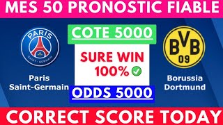 PRONOSTIC FOOT:MES PRONOSTIC FOOTBALL AUJOURD'HUI (football prediction ) CORRECT SCORE|SCORE EXACT