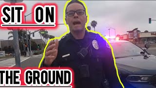 🔴🔵Cops Directives Get Shut Down on Sitting On The Ground